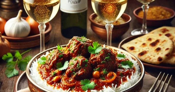 Dopiaza Lamb/Goat & Wine